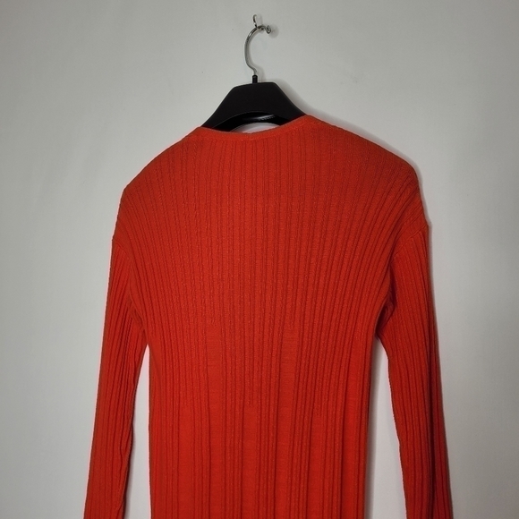 Free People Orange Red Light Cardigan Dress - Picture 14 of 14